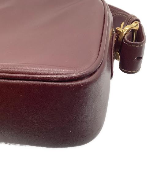 Cartier（カルティエ）Cartier (カルティエ) ショルダーバッグ ボルドーの古着・服飾アイテム