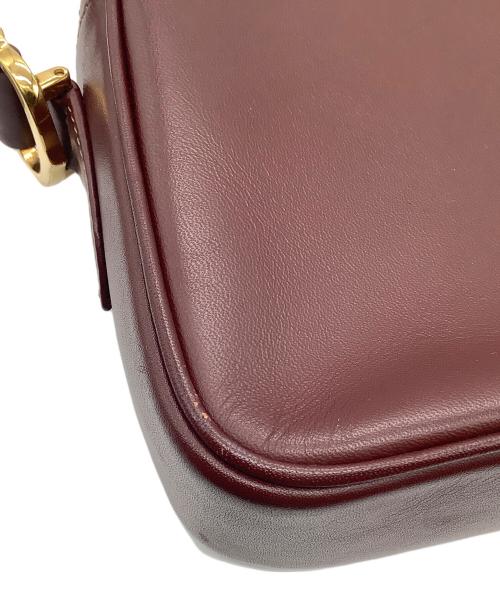 Cartier（カルティエ）Cartier (カルティエ) ショルダーバッグ ボルドーの古着・服飾アイテム