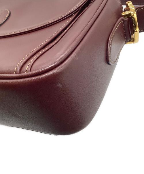 Cartier（カルティエ）Cartier (カルティエ) ショルダーバッグ ボルドーの古着・服飾アイテム