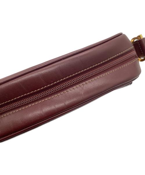 Cartier（カルティエ）Cartier (カルティエ) ショルダーバッグ ボルドーの古着・服飾アイテム