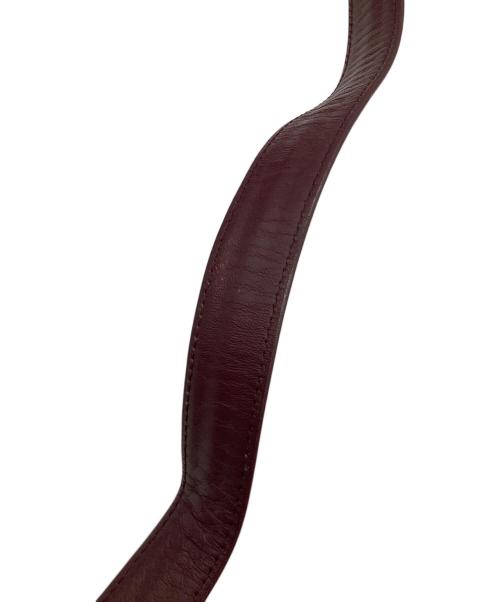 Cartier（カルティエ）Cartier (カルティエ) ショルダーバッグ ボルドーの古着・服飾アイテム