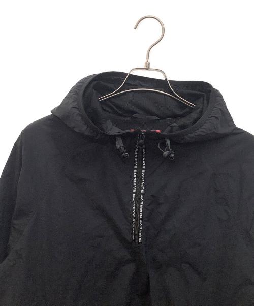 SUPREME（シュプリーム）Supreme (シュプリーム) Nylon Ripstop Hooded Pullover　 ブラック サイズ:Mの古着・服飾アイテム