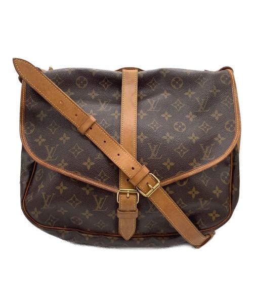 LOUIS VUITTON（ルイ ヴィトン）LOUIS VUITTON (ルイ ヴィトン) モノグラム　ソミュール35ショルダーバッグ ブラウンの古着・服飾アイテム