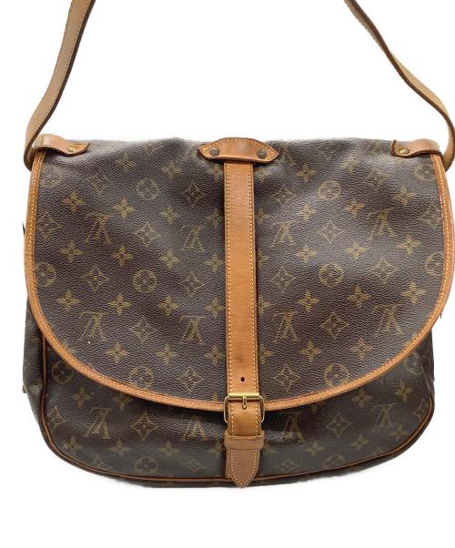 LOUIS VUITTON（ルイ ヴィトン）LOUIS VUITTON (ルイ ヴィトン) モノグラム　ソミュール35ショルダーバッグ ブラウンの古着・服飾アイテム