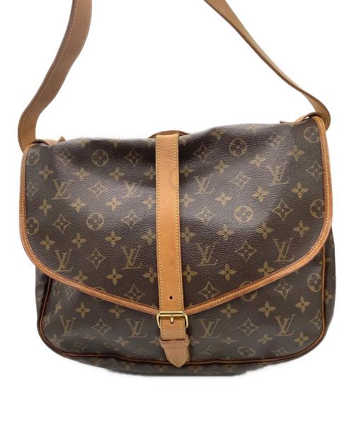 LOUIS VUITTON（ルイ ヴィトン）LOUIS VUITTON (ルイ ヴィトン) モノグラム　ソミュール35ショルダーバッグ ブラウンの古着・服飾アイテム