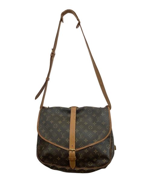 LOUIS VUITTON（ルイ ヴィトン）LOUIS VUITTON (ルイ ヴィトン) モノグラム　ソミュール35ショルダーバッグ ブラウンの古着・服飾アイテム