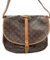 LOUIS VUITTON (ルイ ヴィトン) モノグラム　ソミュール35ショルダーバッグ ブラウン：50000円
