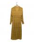 AMERI (アメリ) SHIRRING PLEATS DRESS イエロー サイズ:M：5000円