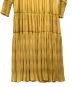 中古・古着 AMERI (アメリ) SHIRRING PLEATS DRESS イエロー サイズ:M：5000円