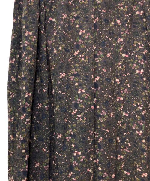 KAGURE（カグレ）kagure (カグレ) 小花柄プリントイージーパンツ ブラック サイズ:FREEの古着・服飾アイテム