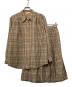 Burberry's（バーバリーズ）の古着「セットアップ」｜ベージュ×ブラウン