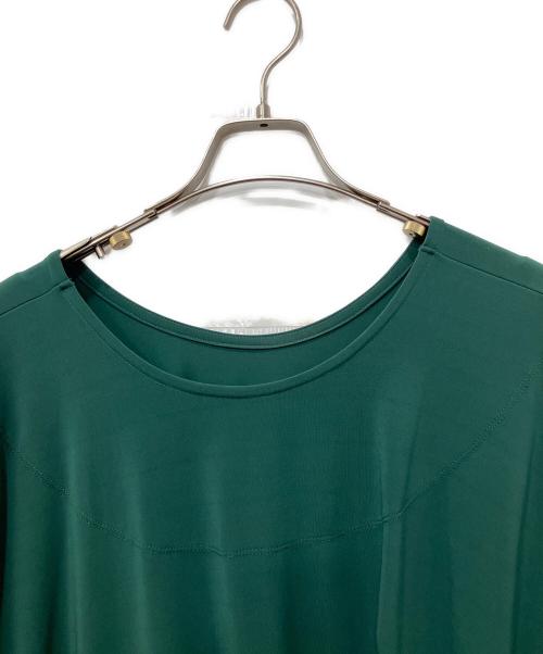ISSEY MIYAKE（イッセイミヤケ）ISSEY MIYAKE (イッセイミヤケ) 長袖カットソー グリーン サイズ:2の古着・服飾アイテム