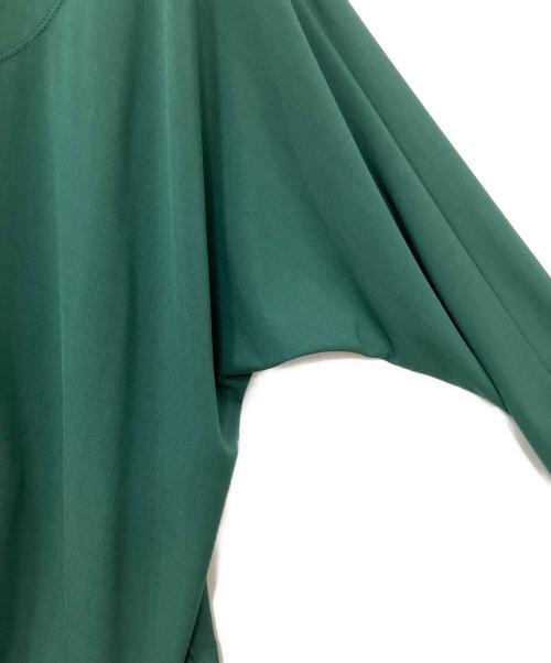 ISSEY MIYAKE（イッセイミヤケ）ISSEY MIYAKE (イッセイミヤケ) 長袖カットソー グリーン サイズ:2の古着・服飾アイテム