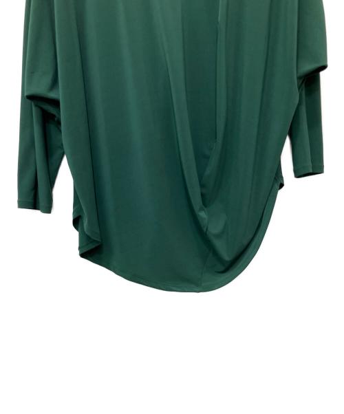 ISSEY MIYAKE（イッセイミヤケ）ISSEY MIYAKE (イッセイミヤケ) 長袖カットソー グリーン サイズ:2の古着・服飾アイテム