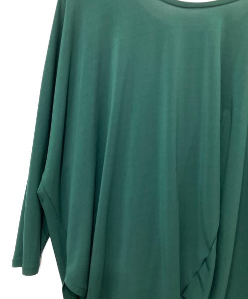 ISSEY MIYAKE（イッセイミヤケ）ISSEY MIYAKE (イッセイミヤケ) 長袖カットソー グリーン サイズ:2の古着・服飾アイテム