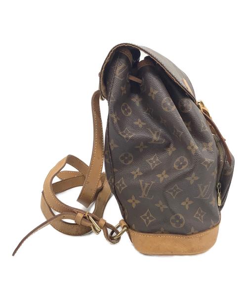 LOUIS VUITTON（ルイ ヴィトン）LOUIS VUITTON (ルイ ヴィトン) モノグラム　モンスリMM　リュック ブラウンの古着・服飾アイテム