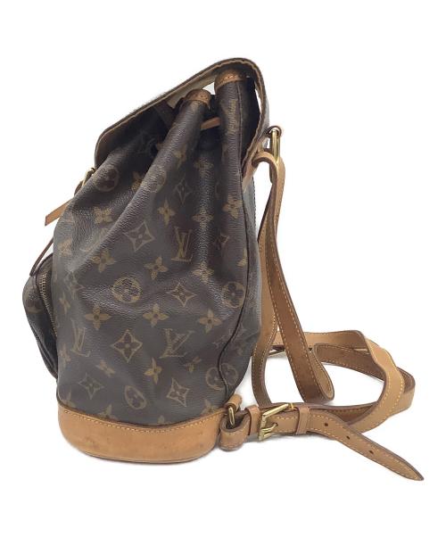 LOUIS VUITTON（ルイ ヴィトン）LOUIS VUITTON (ルイ ヴィトン) モノグラム　モンスリMM　リュック ブラウンの古着・服飾アイテム