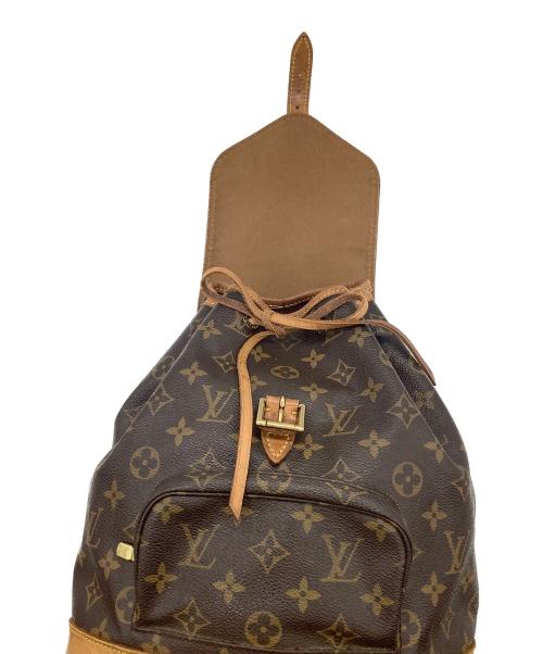 LOUIS VUITTON（ルイ ヴィトン）LOUIS VUITTON (ルイ ヴィトン) モノグラム　モンスリMM　リュック ブラウンの古着・服飾アイテム