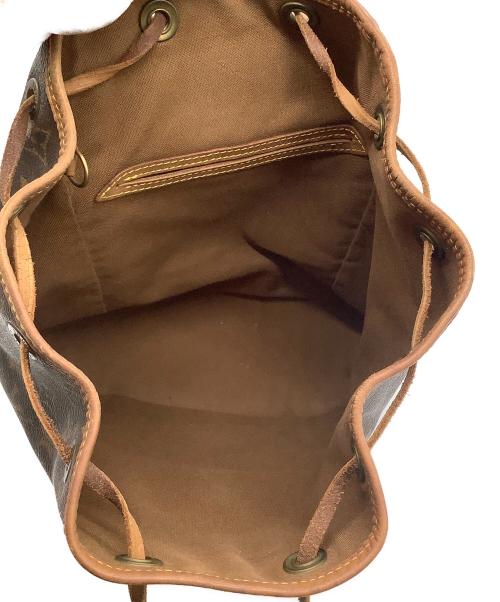LOUIS VUITTON（ルイ ヴィトン）LOUIS VUITTON (ルイ ヴィトン) モノグラム　モンスリMM　リュック ブラウンの古着・服飾アイテム