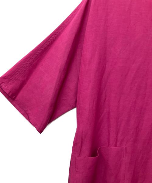 ebure（エブール）EBURE (エブール) 半袖ワンピース ピンク サイズ:36の古着・服飾アイテム