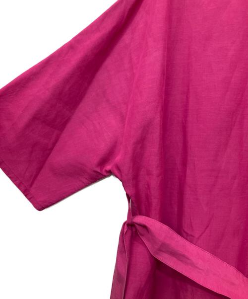 ebure（エブール）EBURE (エブール) 半袖ワンピース ピンク サイズ:36の古着・服飾アイテム