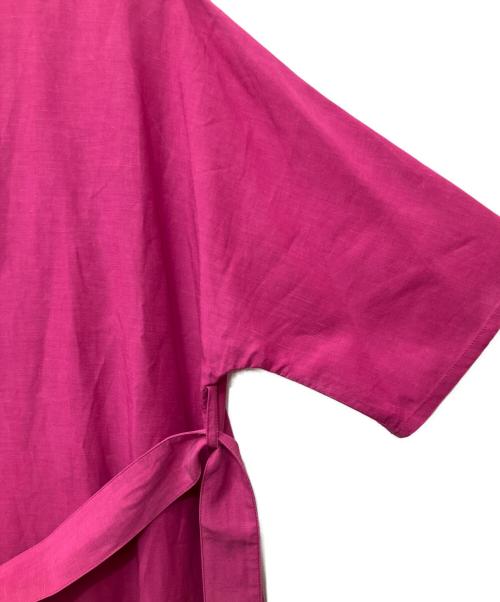 ebure（エブール）EBURE (エブール) 半袖ワンピース ピンク サイズ:36の古着・服飾アイテム