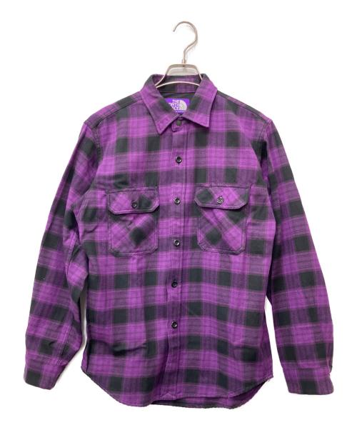 THE NORTHFACE PURPLELABEL（ザ・ノースフェイス パープルレーベル）THE NORTHFACE PURPLELABEL (ザ・ノースフェイス パープルレーベル) シャツ パープル サイズ:Sの古着・服飾アイテム
