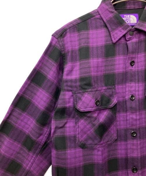 THE NORTHFACE PURPLELABEL（ザ・ノースフェイス パープルレーベル）THE NORTHFACE PURPLELABEL (ザ・ノースフェイス パープルレーベル) シャツ パープル サイズ:Sの古着・服飾アイテム