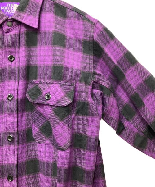 THE NORTHFACE PURPLELABEL（ザ・ノースフェイス パープルレーベル）THE NORTHFACE PURPLELABEL (ザ・ノースフェイス パープルレーベル) シャツ パープル サイズ:Sの古着・服飾アイテム