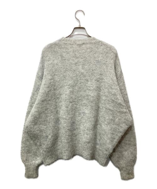 via j（ヴィアジェイ）via j (ヴィアジェイ) ニット グレー サイズ:ONEの古着・服飾アイテム