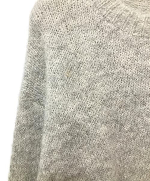 via j（ヴィアジェイ）via j (ヴィアジェイ) ニット グレー サイズ:ONEの古着・服飾アイテム