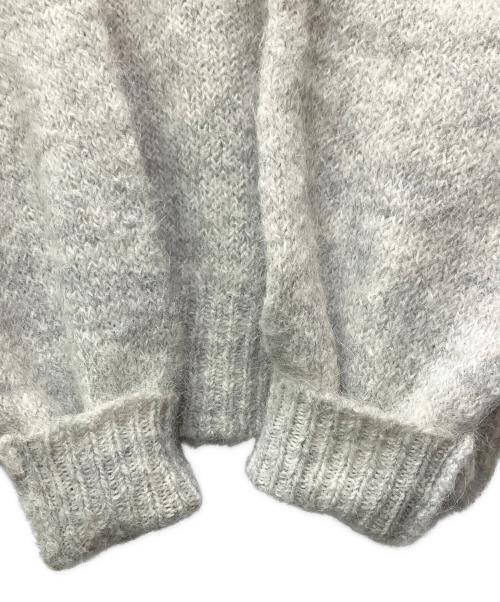 via j（ヴィアジェイ）via j (ヴィアジェイ) ニット グレー サイズ:ONEの古着・服飾アイテム