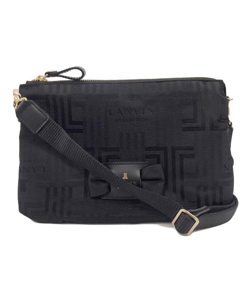 LANVIN COLLECTION（ランバンコレクション）LANVIN COLLECTION (ランバンコレクション) ショルダーバッグ ブラックの古着・服飾アイテム
