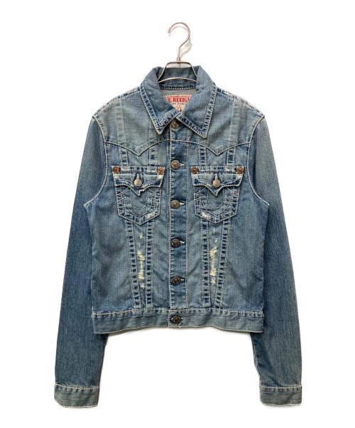 TRUE RELIGION（トゥルー レリジョン）TRUE RELIGION (トゥルー レリジョン) デニムジャケット インディゴ サイズ:Mの古着・服飾アイテム