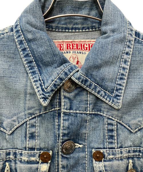 TRUE RELIGION（トゥルー レリジョン）TRUE RELIGION (トゥルー レリジョン) デニムジャケット インディゴ サイズ:Mの古着・服飾アイテム