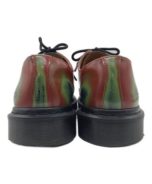 Dr.Martens（ドクターマーチン）Dr.Martens (ドクターマーチン) Supreme (シュプリーム) 1461 3 Eye Shoe レッド×グリーン×ネイビー サイズ:UK8の古着・服飾アイテム