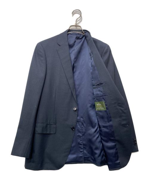 green label relaxing（グリーンレーベルリラクシング）green label relaxing (グリーンレーベルリラクシング) セットアップスーツ ネイビー×ブラック サイズ:48の古着・服飾アイテム