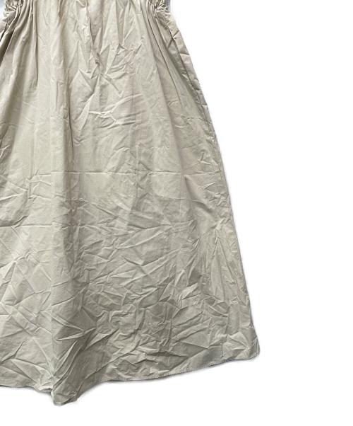 CASA FLINE（カーサフライン）CASA FLINE (カーサフライン) 半袖ワンピース ベージュ サイズ:Fの古着・服飾アイテム
