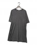 Yohji Yamamoto pour hommeヨウジヤマモト プールオム）の古着「Tシャツ」｜グレー×ブラック
