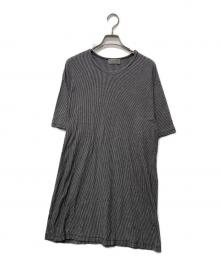 Yohji Yamamoto pour homme（ヨウジヤマモト プールオム）の古着「Tシャツ」｜グレー×ブラック