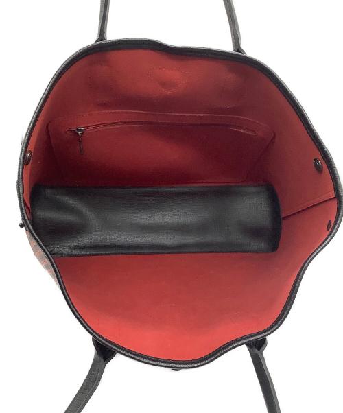 LONGCHAMP（ロンシャン）LONGCHAMP (ロンシャン) トートバッグ レッド×ブラックの古着・服飾アイテム
