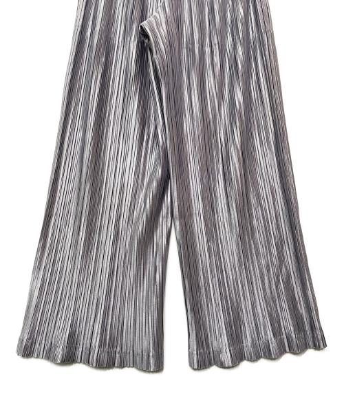 PLEATS PLEASE ISSEY MIYAKE（プリーツプリーズ イッセイミヤケ）PLEATS PLEASE ISSEY MIYAKE (プリーツプリーズ イッセイミヤケ) プリーツパンツ グレー サイズ:1の古着・服飾アイテム
