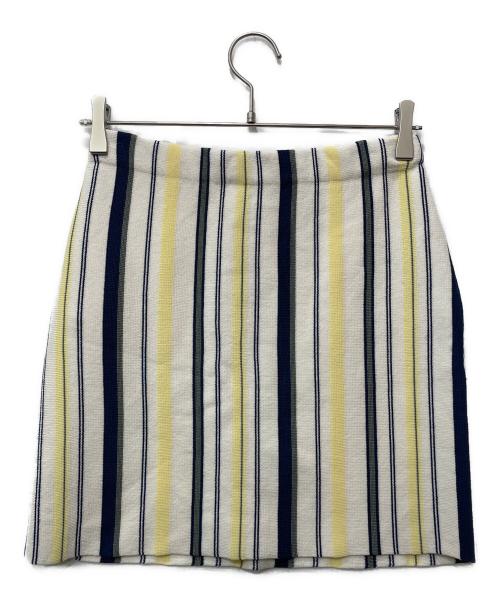 3.1 phillip lim（スリーワンフィリップリム）3.1 phillip lim (スリーワンフィリップリム) スカート ホワイト×イエロー サイズ:Sの古着・服飾アイテム