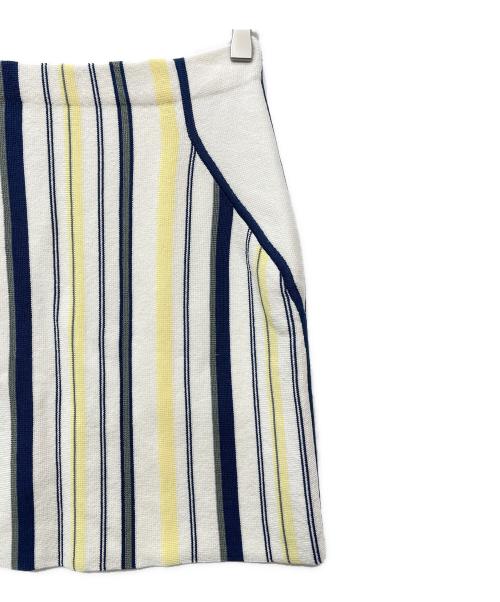 3.1 phillip lim（スリーワンフィリップリム）3.1 phillip lim (スリーワンフィリップリム) スカート ホワイト×イエロー サイズ:Sの古着・服飾アイテム