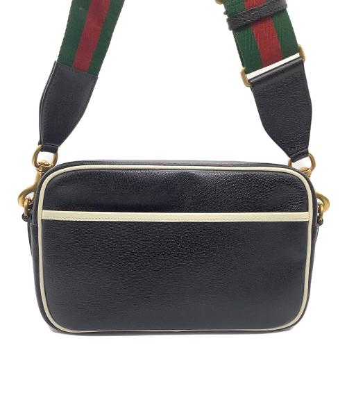 GUCCI（グッチ）GUCCI (グッチ) adidas (アディダス) ショルダーバッグ ブラックの古着・服飾アイテム