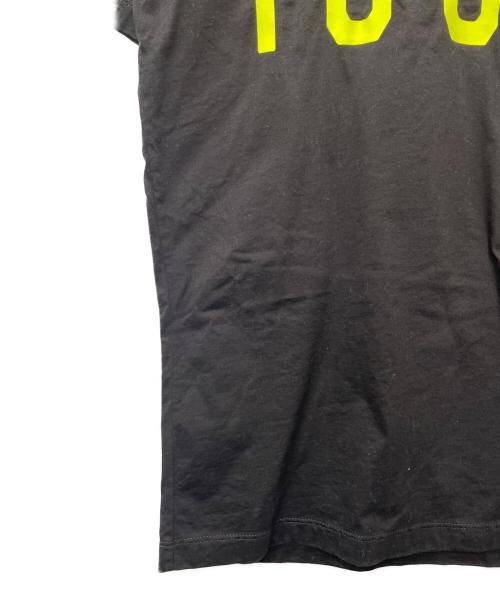 DSQUARED2（ディースクエアード）DSQUARED2 (ディースクエアード) 半袖Tシャツ ブラック×イエロー サイズ:Sの古着・服飾アイテム