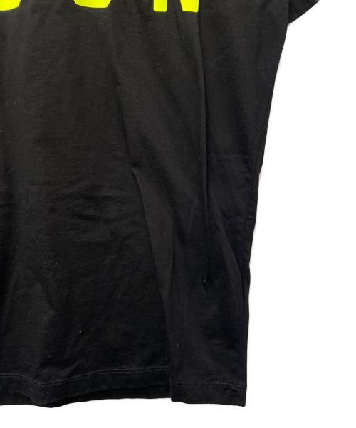 DSQUARED2（ディースクエアード）DSQUARED2 (ディースクエアード) 半袖Tシャツ ブラック×イエロー サイズ:Sの古着・服飾アイテム
