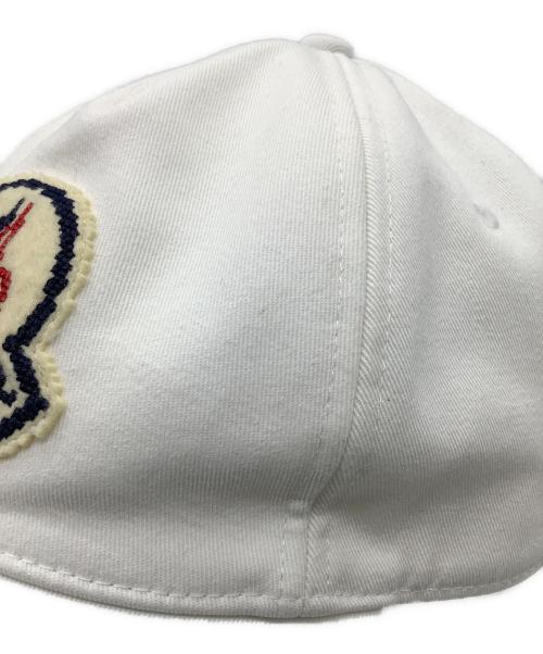 MONCLER（モンクレール）MONCLER (モンクレール) BASEBALL　キャップ ホワイト サイズ:58-66cmの古着・服飾アイテム
