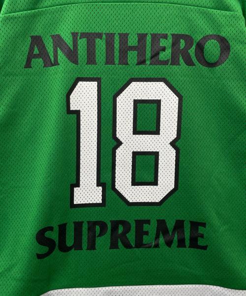 SUPREME（シュプリーム）Supreme (シュプリーム) ANTIHERO (アンタイヒーロー) 長袖カットソー グリーン サイズ:Mの古着・服飾アイテム
