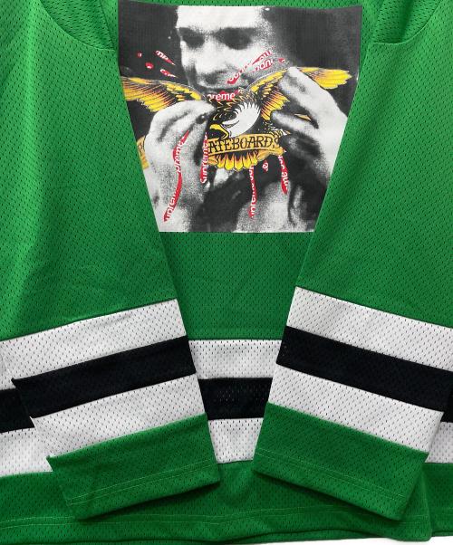 SUPREME（シュプリーム）Supreme (シュプリーム) ANTIHERO (アンタイヒーロー) 長袖カットソー グリーン サイズ:Mの古着・服飾アイテム
